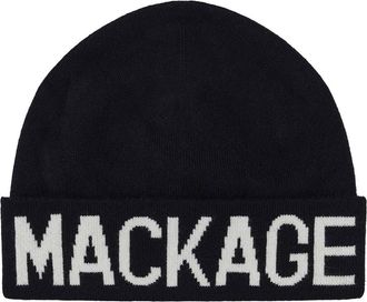 Mackage Kiko Merino Wool Blend Beanie in Black at Nordstrom