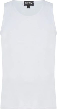 Ermenegildo Zegna Top smanicato - Bianco