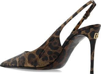 Dolce & Gabbana Sandaletten mit Absatz - Tacchi a punta Animalier - f&uuml;r Damen