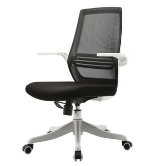 Hhg Hhg - Nunca Usado] Silla De Oficina Moderna 869, Silla De Escritorio, Ergon&oacute;mica Transpirable, Soporte De Cintura, Reposabrazos Elevable, Negro