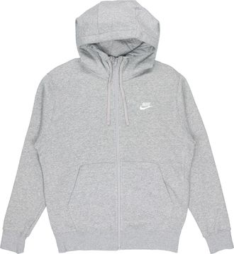 Nike Sportswear Club French Terry Full House Hoodie gray 804392-063