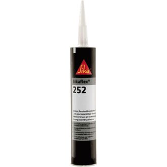Sika Sika - Flex 252 Negro 300 Ml Cartucho Cola De 1 K (por 12)