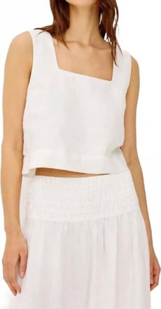 Rails Akira Sleeveless Top In White