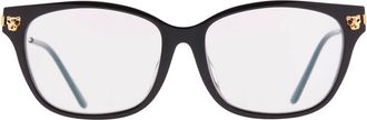 Cartier Panthere de Cartier Demo Cat Eye Ladies Eyeglasses CT0027OA 001 54