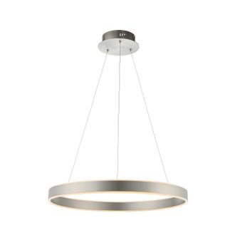 Loops Ceiling Pendant Light Matt Nickel & Frosted Acrylic 43W LED Bulb Included