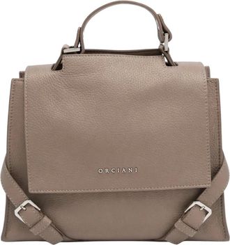 Orciani Handtas - Dames - Tassen - Beige - Maat: ONE Size