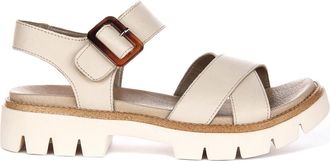 Remonte Beige Leather Trainers Women Fashion