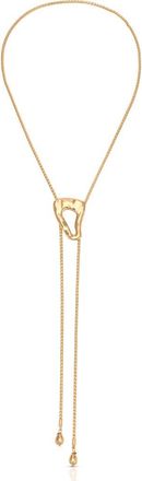 Ettika Molten Muse Bolo Necklace in Gold at Nordstrom