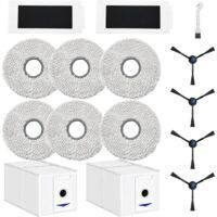 OEM Accesorios Para Aspiradoras Robot Ecovacs Deebot T30 Pro Omni / T30 Omni: 6 Pa&ntilde;os + 2 Bolsas Para Polvo + 4 Cepillos Laterales + 2 Filtros - Crezuo
