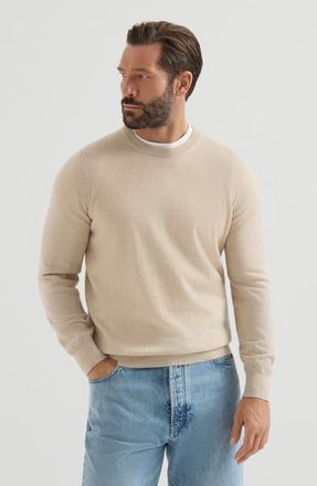 Brunello Cucinelli Cashmere sweater in Sand at Nordstrom, Size 54