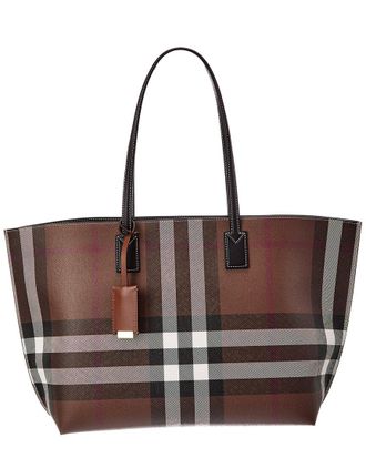 Burberry Check Medium Tote