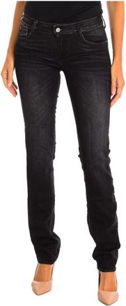 Le Temps Des Cerises Slim Fit Jeans - Dames - Slim Fit Jeans - Blauw - W24 - Katoen - Jeans