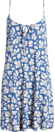 Rip Curl Surf Dreams Rib Minidress in Blue at Nordstrom, Size X-Small