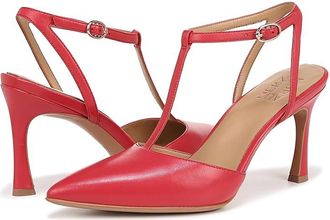 Naturalizer Astrid Womens Dress Sandals Crantini Red Leather : 7.5 N (AA), Leather/Synthetic