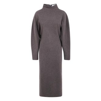 Max Mara Tenuta Jersey Jurk - Dames - Jurken - Bruin - Maat: S Jersey