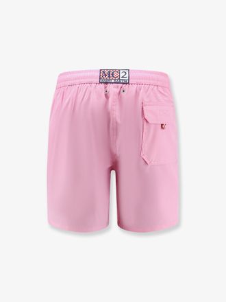 MC2 Saint Barth Recycled Nylon Swim Shorts - Pink