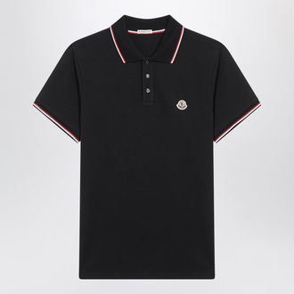 Moncler Blue Short Sleeve Polo Shirt