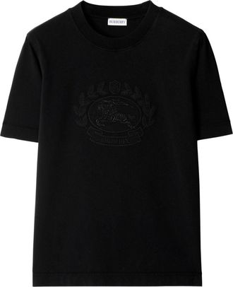 Burberry T-shirt Equestrian Knight - Nero