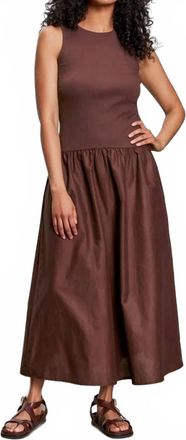 Sanctuary Take Me Away Midi Dress In Brown