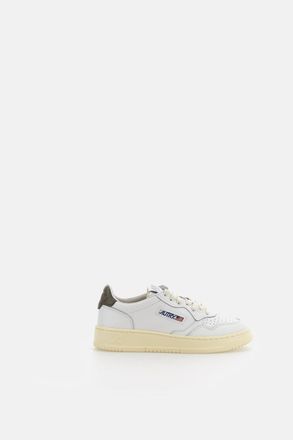 Autry White Medalist Low Leather Sneakers