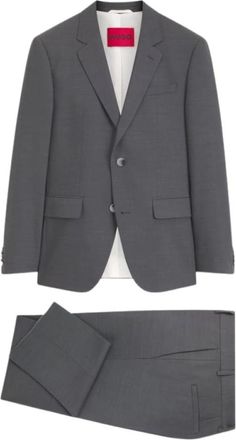 HUGO BOSS Kostuums, Heren, Grijs, 2Xl, Hugo - Kostuums
