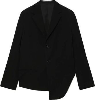 Yohji Yamamoto Blazer in lana - Nero