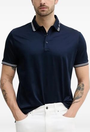 Paul & Shark Polo con colletto a righe - Blu