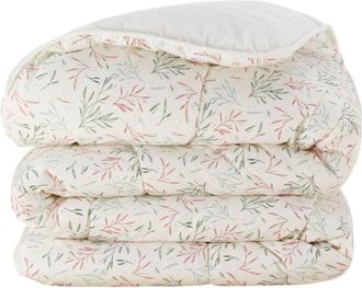 Colchones Aznar Edred&oacute;n Invierno Vichy Algod&oacute;n 100% Suave C&aacute;lido Alta Calidad Relleno Poli&eacute;ster Reciclado 250 G/m&sup2; Cama 135/140 (220x220) - Floral