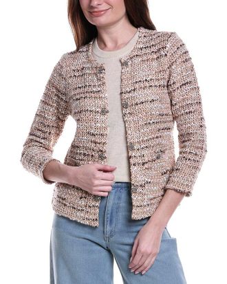 Nic+Zoe NIC+ZOE Tonal Mix Knit Jacket