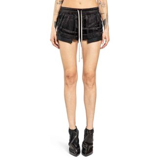 Rick Owens Temple Fog Boxers in Cupro Satin
