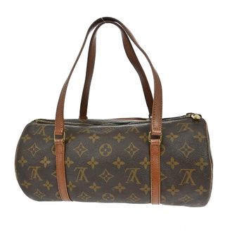 Louis Vuitton Papillon Handbag Monogram Canvas Brown Canvas Handbag (Pre-Owned)
