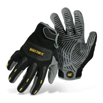 CAT Guantes De Trabajo Caterpillar Cat012230 Cuero Sint&eacute;tico Protecci&oacute;n