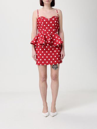 Fiorucci Polka Dot Cr&ecirc;pe Mini Dress