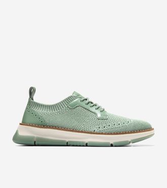 Cole Haan Womens ZER&Oslash;GRAND Rella Stitchlite Oxford Shoes - Green Size 5.5