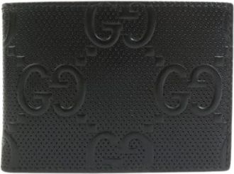 Gucci Pre-owned Wallets, male, Black, Size: ONE SIZE Pre-owned Long bill wallet (bi-fold)