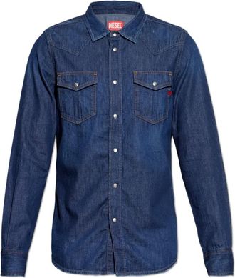 Diesel Uomo, Magliette, Blu, S, new