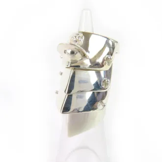 Vivienne Westwood Silver Silver 925 Band Ring (Pre-Owned)