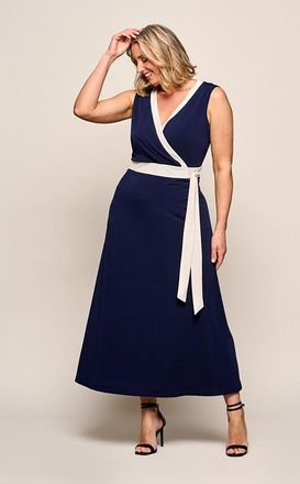 Mart Visser Reggy Jurk Navy Maxi