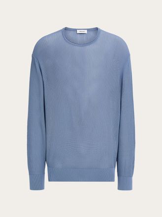 Ferragamo Uomo Maglia girocollo Blu