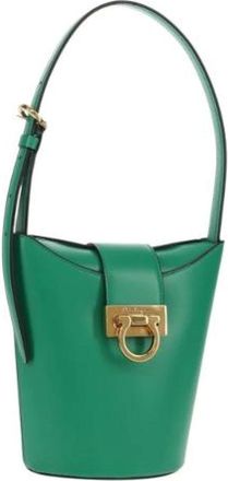 Ferragamo Pre-owned Bucket Bags, female, Green, Size: ONE SIZE Pre-owned Bucket Bag