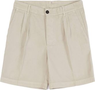 Fortela Cotton Bermuda Shorts in Ecru at Nordstrom, Size 29 Eu