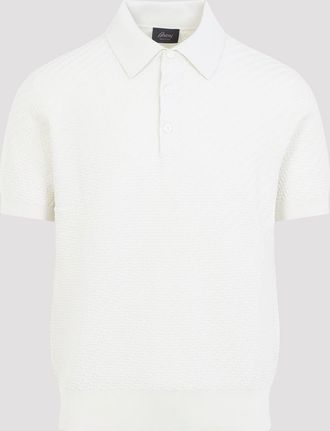 Brioni katoen- en zijden poloshirt