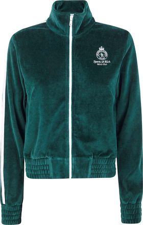 Sporty & Rich Crown Tennis Elio Velour Track Jacket
