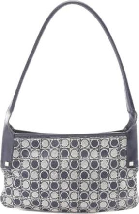Ferragamo Pre-owned Shoulder Bags, female, Blue, Size: ONE SIZE Pre-owned Shoulder Bag