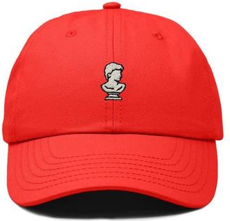 Dalix Sculpture Dad Cap in Red at Nordstrom