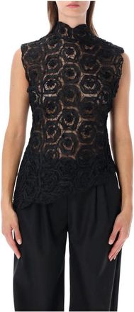 OperaSPORT Donatella Top - Dames - Tops zonder mouwen - Zwart - M - Polyester - Tops