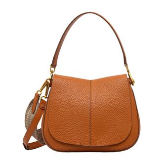 Gianni Chiarini Dames, Tassen, Oranje, Maat: ONE Size Leer