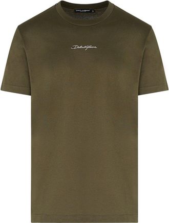 Dolce & Gabbana EMBROIDERED LOGO T SHIRT Size: 54, colour: VARIOUS