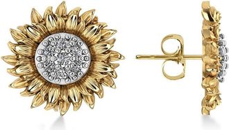 Allurez 14K 0.14 Ct. Tw. Diamond Stud Earrings