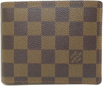 Louis Vuitton Pre-owned Wallets, female, Brown, Size: ONE SIZE Pre-owned Canvas Wallet